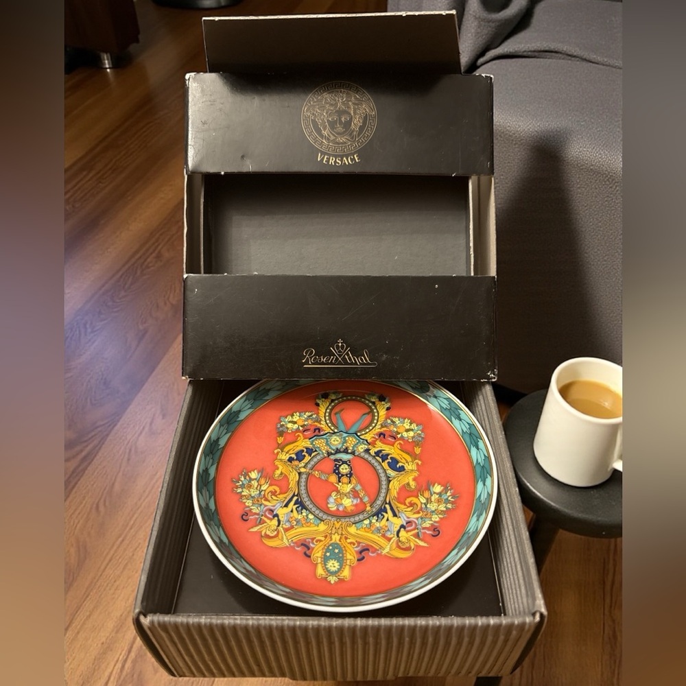 Versace Rosenthal Plate Le Roi Soleil NIP